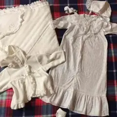 ⭐️おまけ付⭐️日本製ベビードレスフルセット