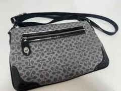 COACH ポピー　シグネチャー　ショルダーバッグ