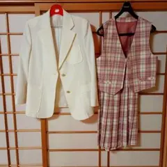 昭和レトロ　卒業式　女の子用　フォーマルスーツ