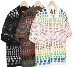 Supreme 23SS/Gradient grid zip up polo - メルカリ