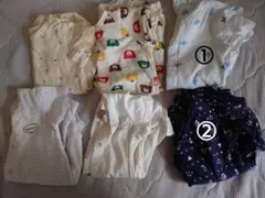 ロンパース カバーオール 男の子 6点まとめ売り