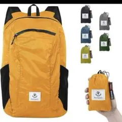 4Monster アウトドアバックパック 折りたたみ リュック16ℓオレンジ