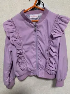 mezzo piano ラベンダー フリルジャケット 120cm