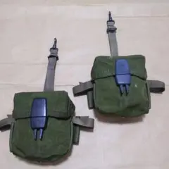 ロシア軍 AK74 マガジンポーチ 2個組 EMR迷彩　ロシア製　ボタン渋め ロシア軍 AK74 マガジンポーチ 2個組 EMR迷彩 ロシア製 ボタン渋め