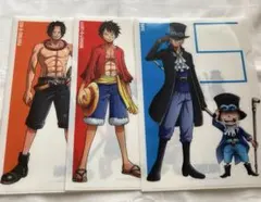 ONE PIECE クリアファイル 3枚セット 兄弟の絆