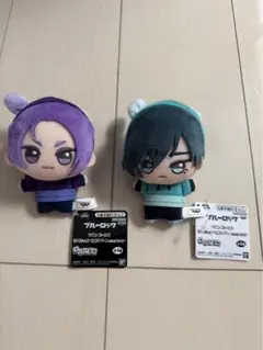 ナムコ限定☆ブルーロックちびぐるみcasual bunny☆御影玲央！糸師凛！