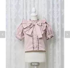 sovisoon romantic frill blouse pink 新品 sovisoon romantic frill blouse pink - メルカリ