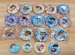 セット最安値☆名探偵コナン くら寿司 缶バッジ キッド 工藤新一 毛利蘭 安室透