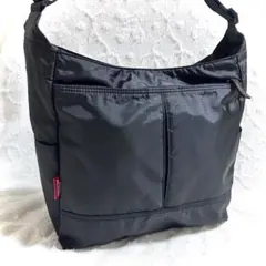 【美品】マンハッタンパッセージ #2505 ショルダーバッグ A4 ブラック