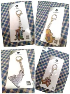 Disney キーホルダー DAISO 4点セット