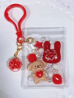 キャンディーバッグキーホルダー 赤