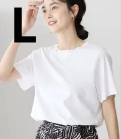 AMERICAN HOLIC キレイcottonクルーネックカットプルオーバー