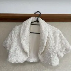 【お値下げしました】ボレロ　白　結婚式　パーティ