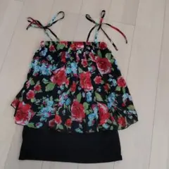 rienda　花柄ミニワンピース