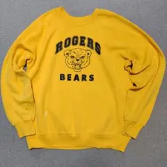 Lee ROGERS BEARS スウェット イエロー ラグランのサムネイル