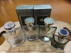 BVLGARI 香水 空瓶4本　空箱2個セット