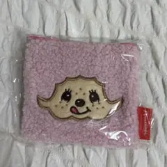 モンチッチ もこもこスクエアポーチ くすみカラーVer．
