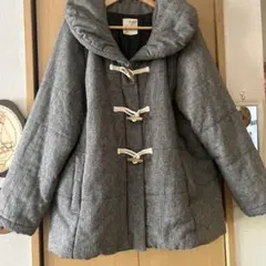 グレー ダッフルジャケット