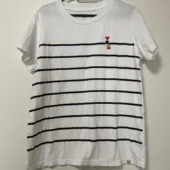 ユニクロ　マリオ　ストライプTシャツ