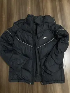 NIKE ダウンジャケット ブラック Mサイズ 00’s フード ライン