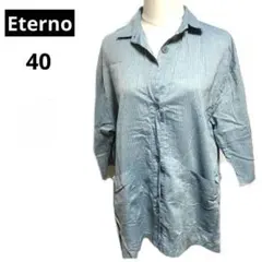 （エテルノ）Eterno 婦人服　ブラウス　薄手　日焼け対策　ゆったりめ　夏