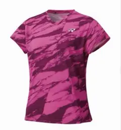 美品 ヨネックス YONEX テニスウエア バドミントンウエア L ピンク 迷彩