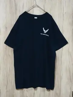 米軍放出品 USA製 U.S. AIR FORCE Tシャツ ネイビー Mのサムネイル
