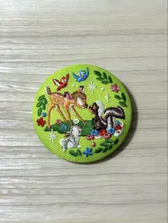 ディズニー刺繍缶バッジ2 バンビ