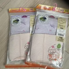 女の子用ショーツ2枚セット 100