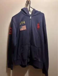 Ralph Lauren USA ジップアップフーディ