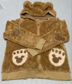 ダッフィーDuffy なりきりパーカー　もこもこボアパーカー レディースL