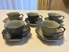 ペア カップ＆ソーサー 陶器 和食器 有田焼 古染模様