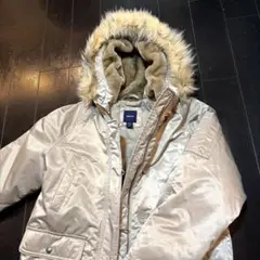 gap 未使用新品　ダウン　ダウンコート　ミリタリーコート150 ファー取外可