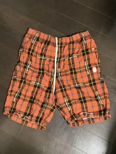 A BATHING APE チェック柄 ショートパンツ Mのサムネイル