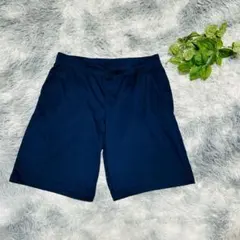 UNIQLO ユニクロ (L) エアリズム パンツ ウエストゴム 快適 ネイビー