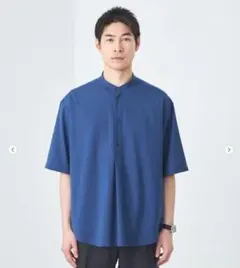 ユナイテッドアローズ グリーンレーベルリラクシング 半袖 プルオーバー シャツ