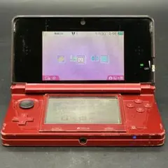 【動作確認済み】★任天堂ニンテンドー3DS★メタリックレッド CTR-001