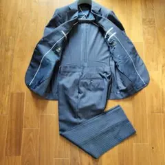 Donato Vinci ドナート ヴィンチ　ネイビー ストライプスーツ　AB4