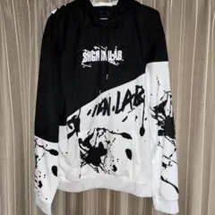 【新品タグ付き】BLANK BLANC スプラッタープリント パーカー