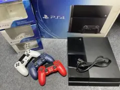 【※送料込】PS4 本体 500GB 純正コントローラー×3個