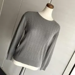 未使用美品 ワールド soup スープ 長袖ニット 9号