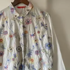 刺繍ブラウス 長袖