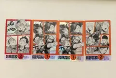 ハイキュー　キラキラキャラクターカード 特典 烏野高校 音駒高校