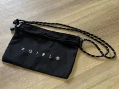 X-girl サコッシュ ブラックのサムネイル