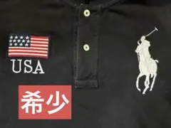 ポロbyラルフローレン半袖 ポロシャツ ビッグポニー M アメリカ　希少
