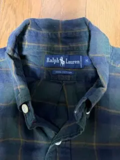 Ralph Lauren チェック柄 長袖シャツ M