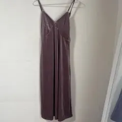 Dazy パープル キャミワンピース Mサイズ