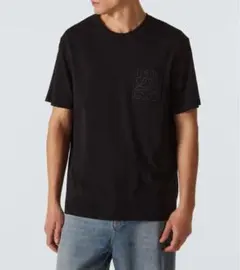 LOEWE アナグラム刺繍 半袖Tシャツ ブラック XXLサイズ - メルカリ