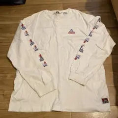 BEN DAVIS ロングスリーブTシャツ ホワイト　ベンデイビス
