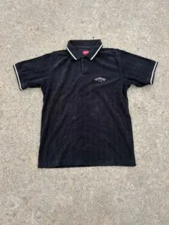 18SS Supreme cable knit terry polo